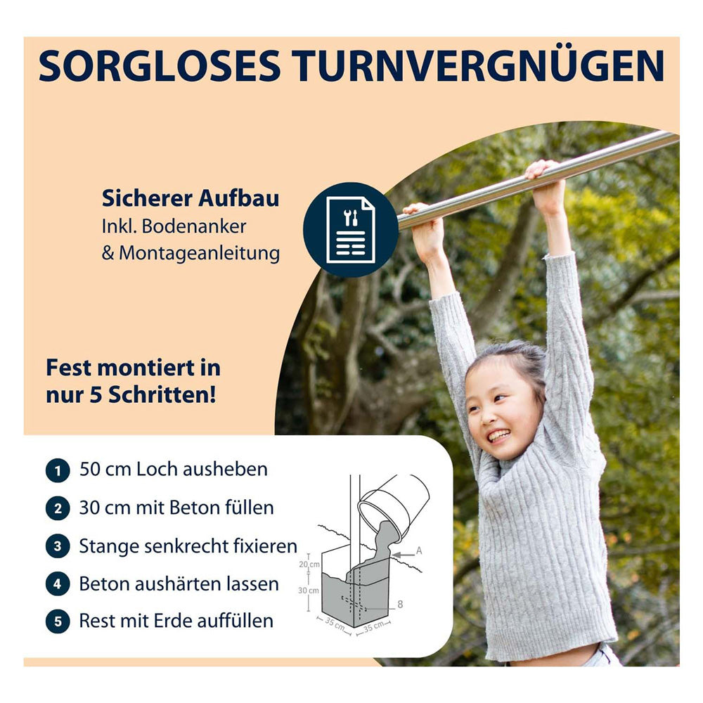 Hudora rekstok pro dubbel