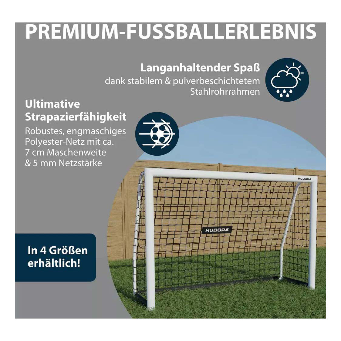 Hudora voetbaldoel gevorderd 120