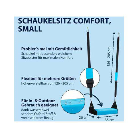 Hudora schommelstoel comfort klein, 35x26cm