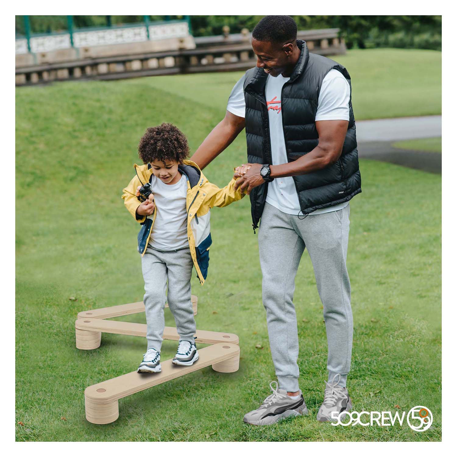 Rc houten balansciuitset, 15dlg.