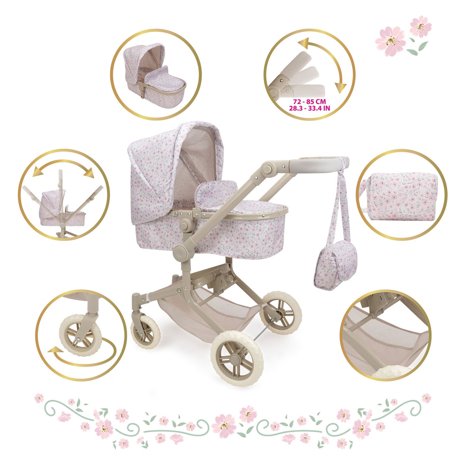 509 crew citypark 2-in-1 deluxe poppenwagen buggy