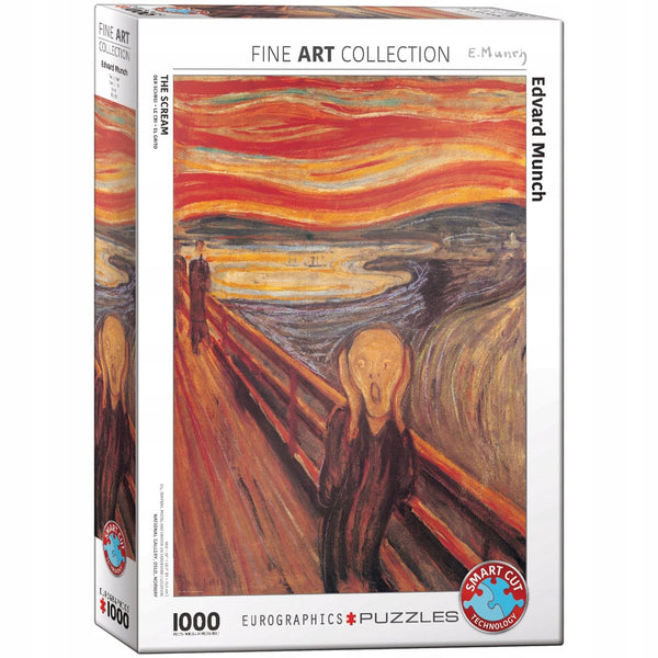 Eurographics - de schreeuw [skrik] - edvard munch - 1000 stukjes 48×68cm (b×h) - legpuzzel
