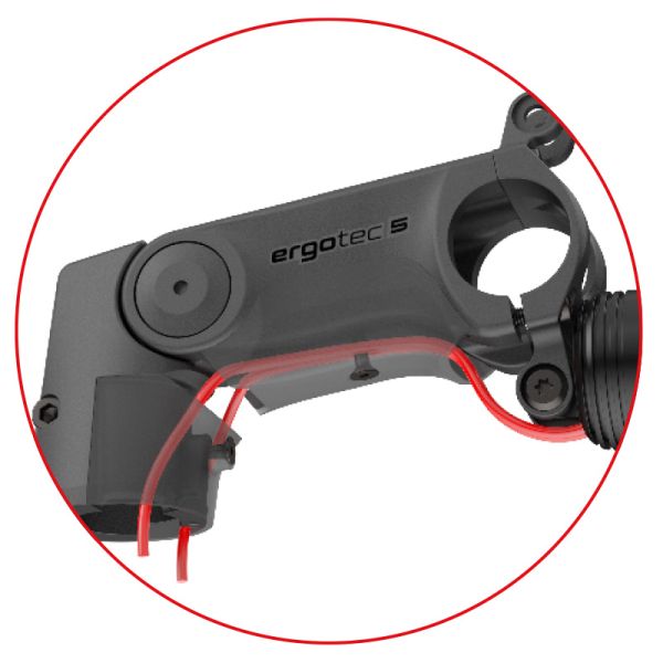 Ergotec Stuurpen Ahead Sepia XL FI ø28,6mm 90mm ø31,8mm zwart