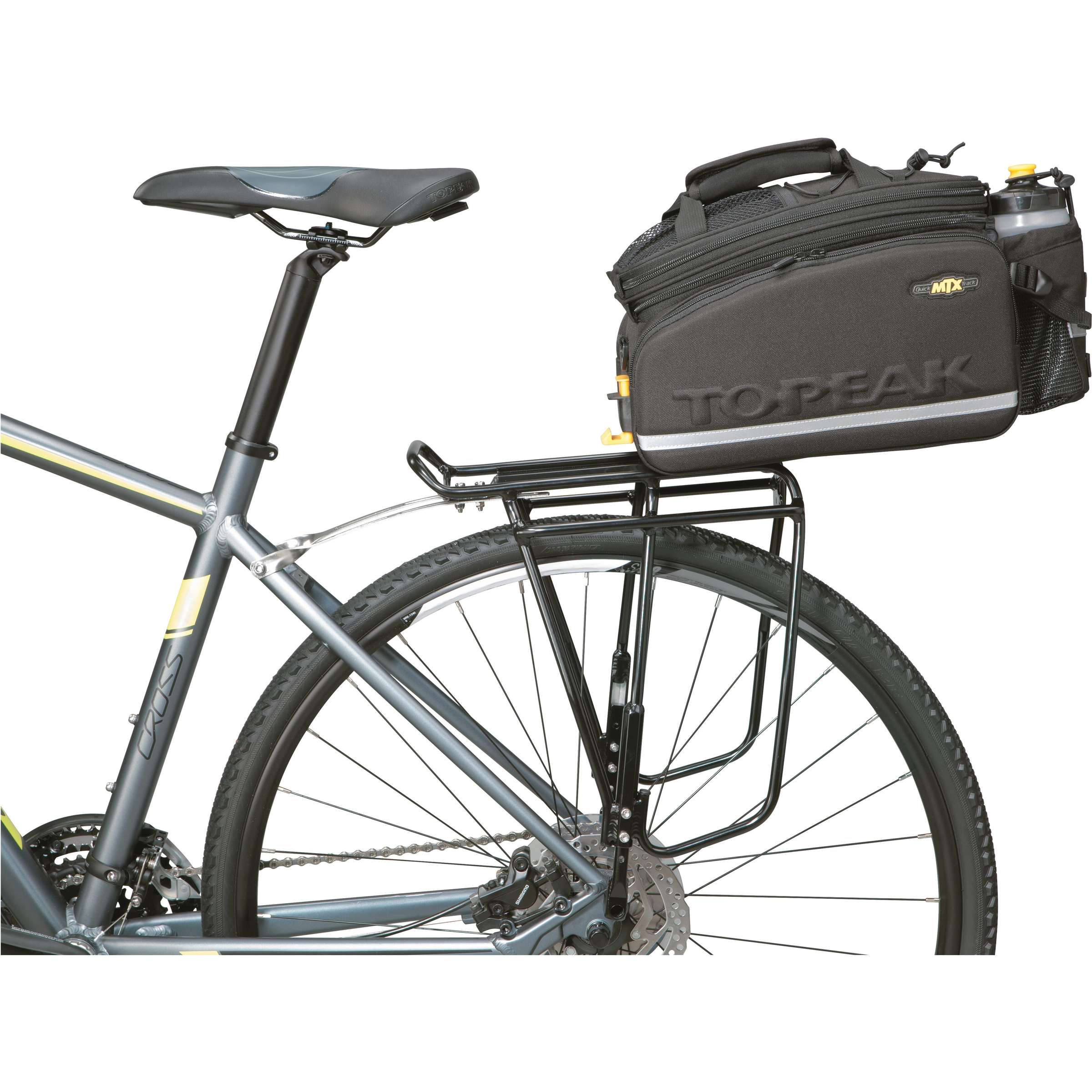 Topeak mtx 2.0 trunkbag dx trunklock pannier rack bag