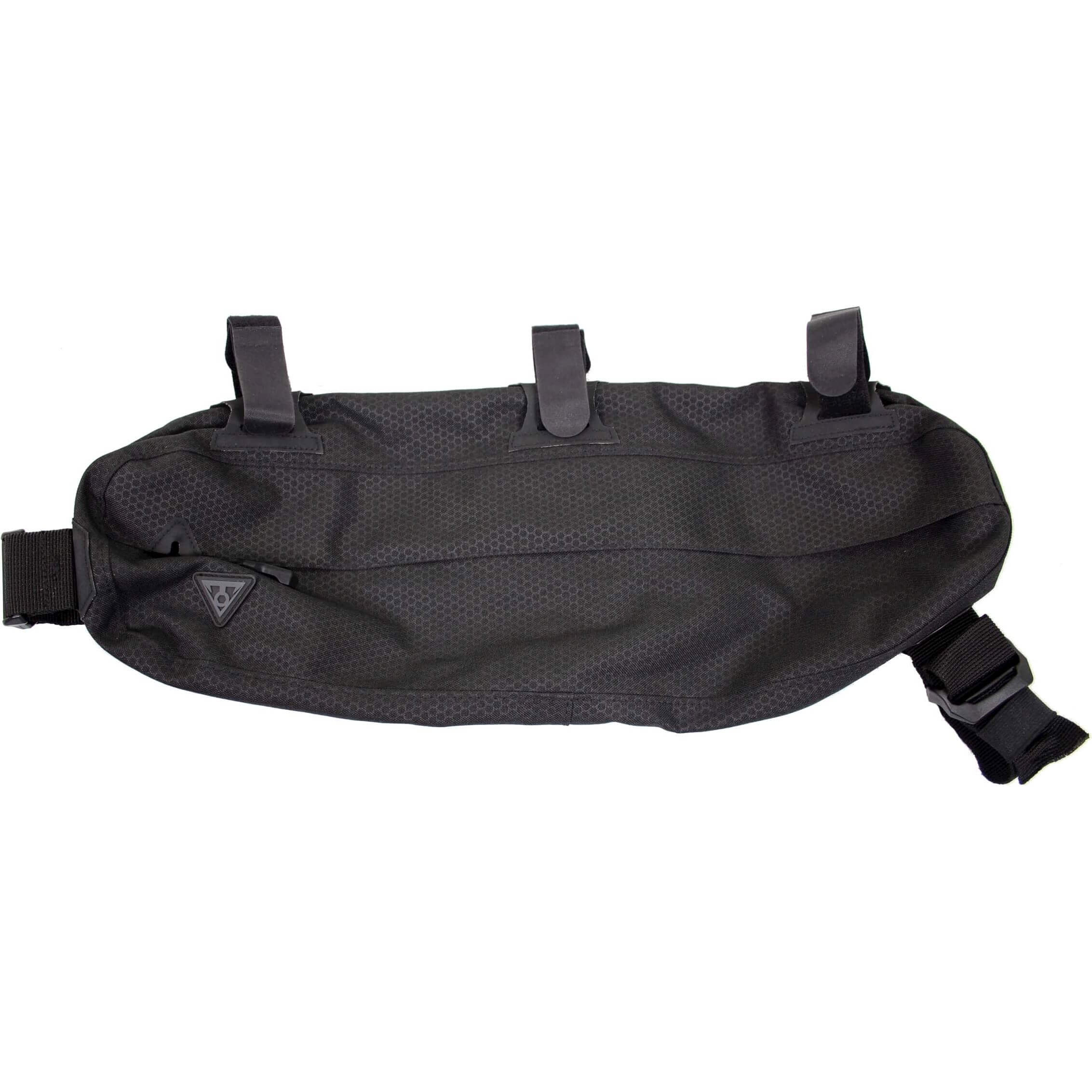 Topeak frametas MidLoader 6L zw, Nylon banden, Zwart