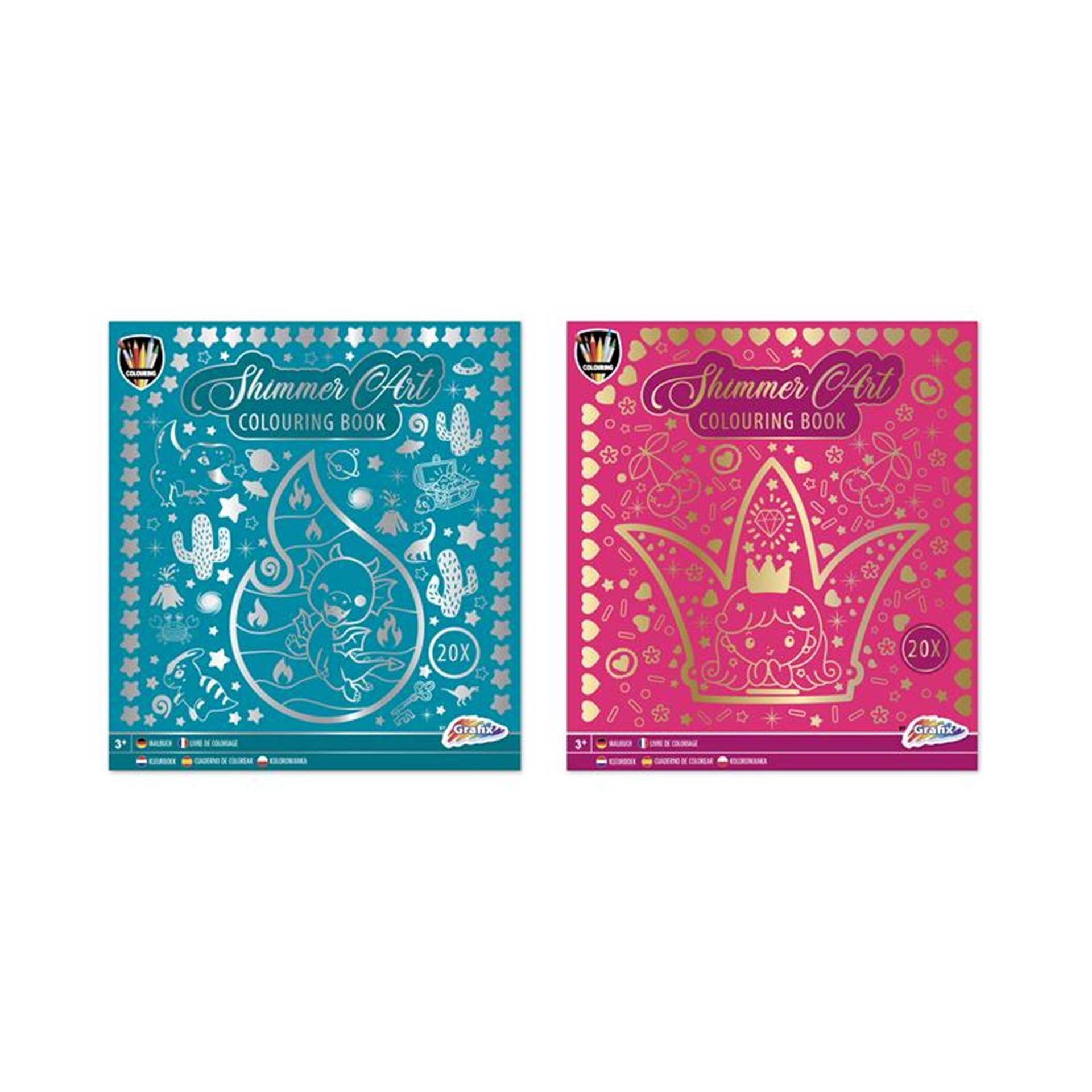 Creatieve ambachtsgroep folie kleurboek