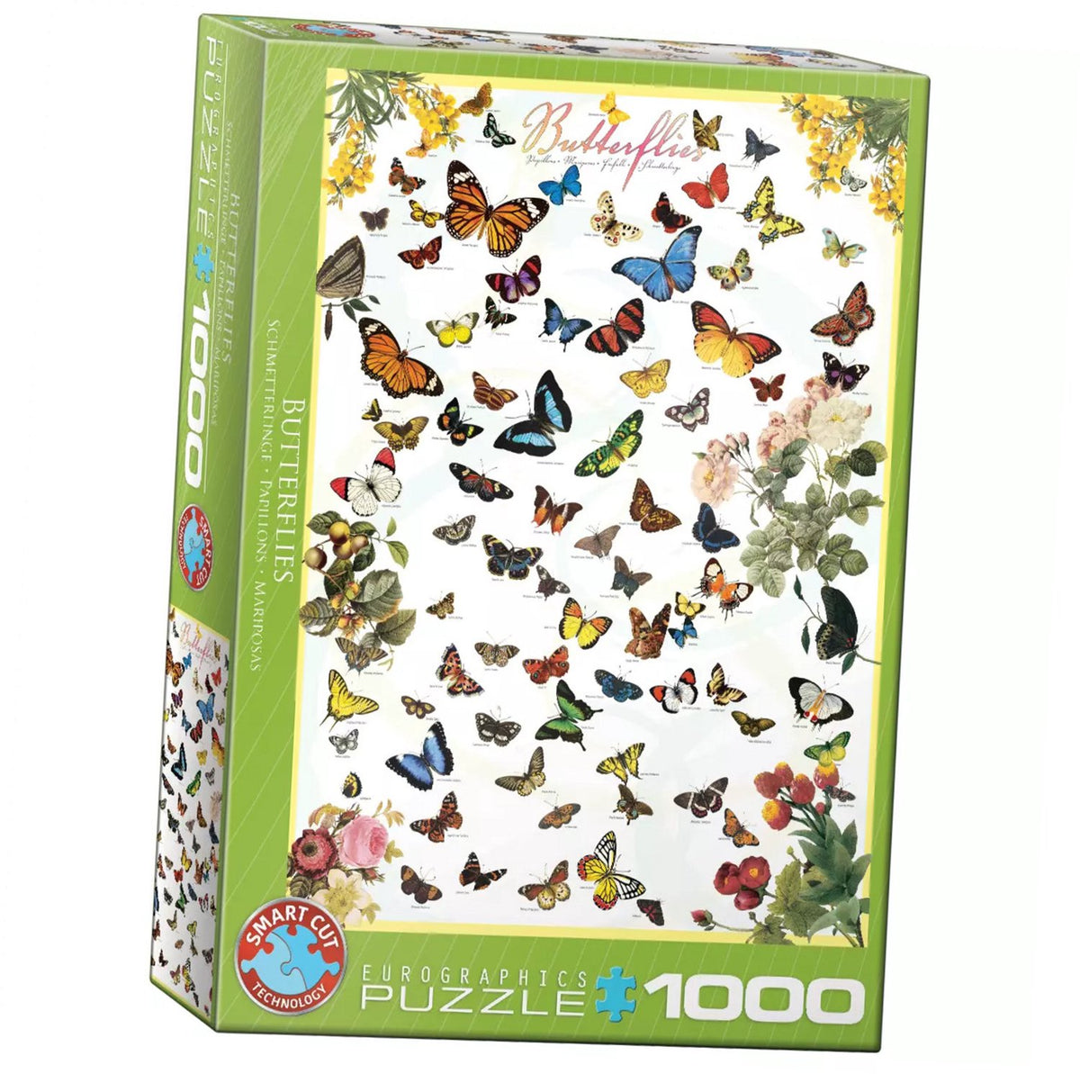 Eurographics - vlinders [butterflies] - 1000 stukjes 48×68cm (b×h) - legpuzzel