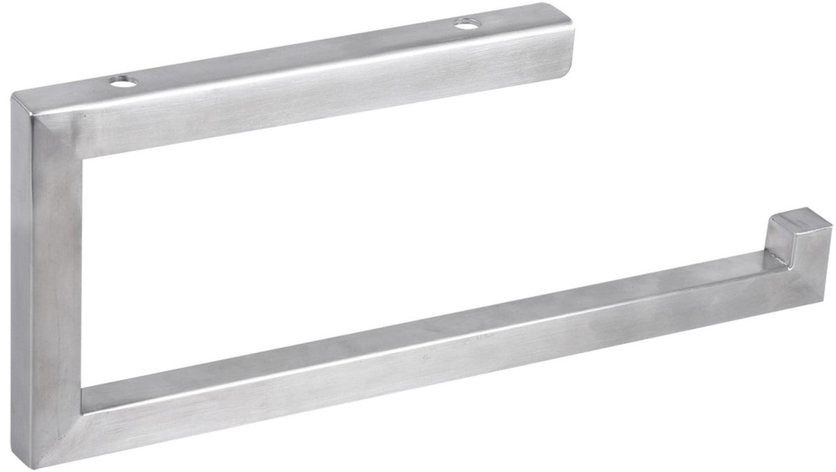 Differnz handdoekdrager - 35 x 14 cm - rvs - mat chroom - decoratief - muurbevestiging - eenvoudig zelf te monteren - bevestigingsmateriaal niet meegeleverd - modern