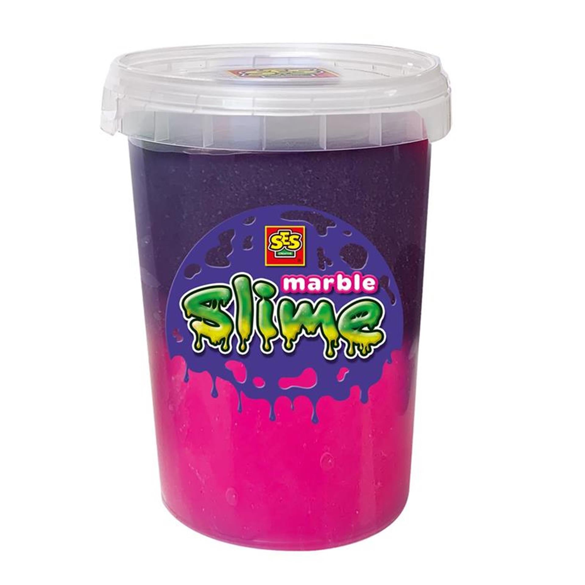 Ses marble slime - roze en paars 200gr
