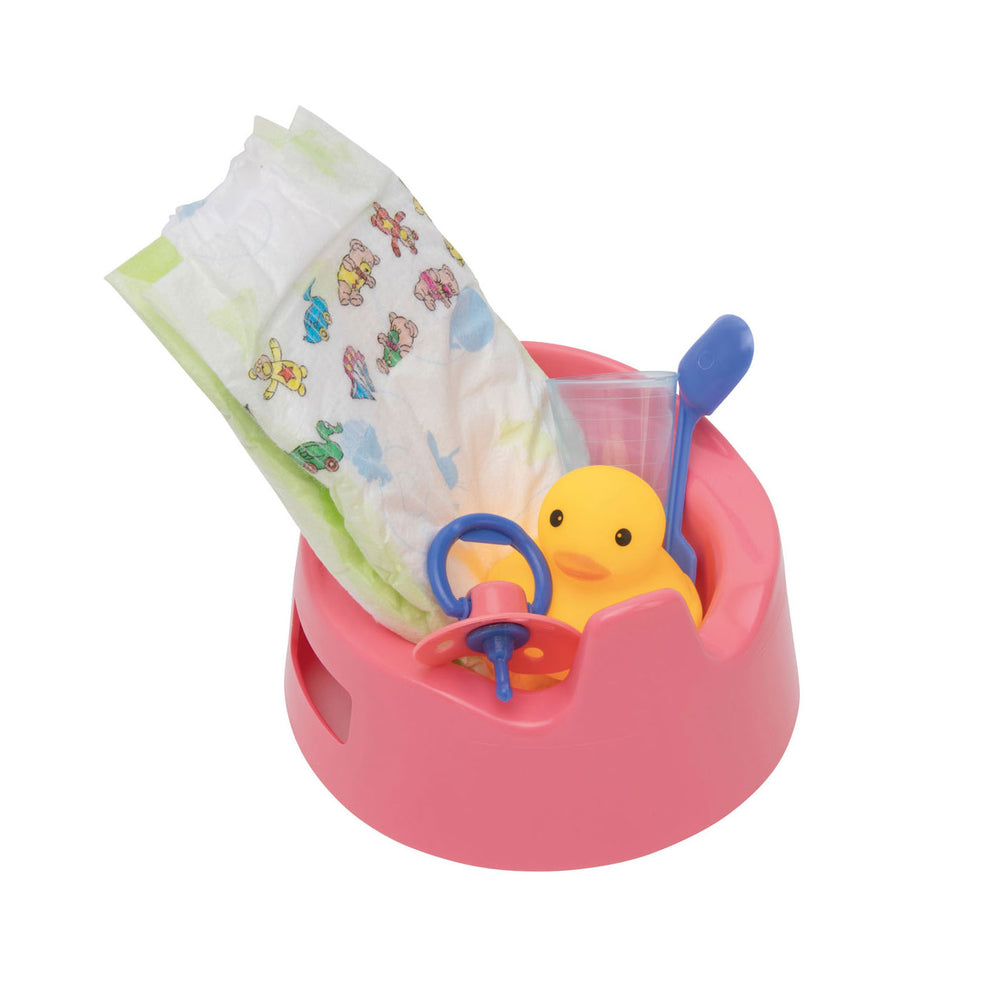 Heless poppen potje met accessoires