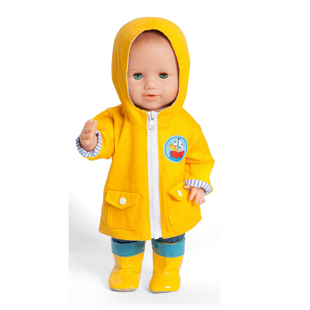 Heless poppen regenjas dubbelzijdig, 28-35 cm