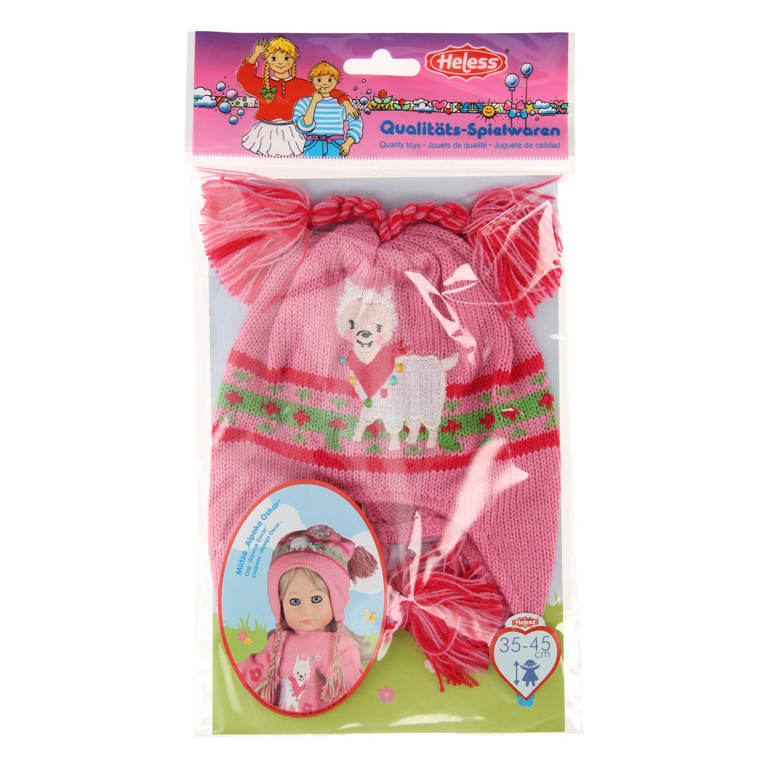 Heless poppen muts alpaca, 35-45 cm