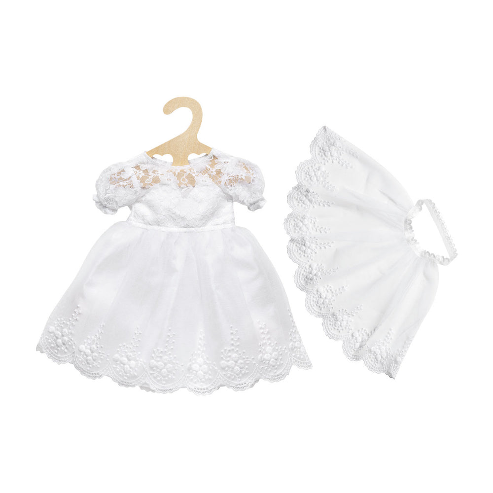 Heless poppen trouwjurk met sluier, 28-35 cm