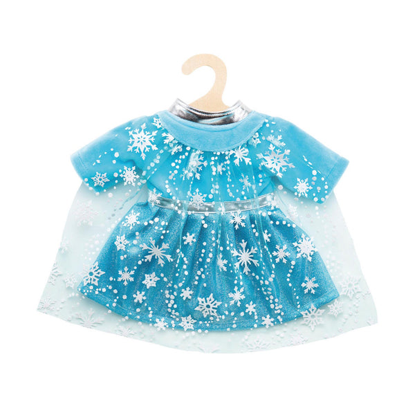 Heless poppenjurk ijsprinses met cape, 35-45 cm