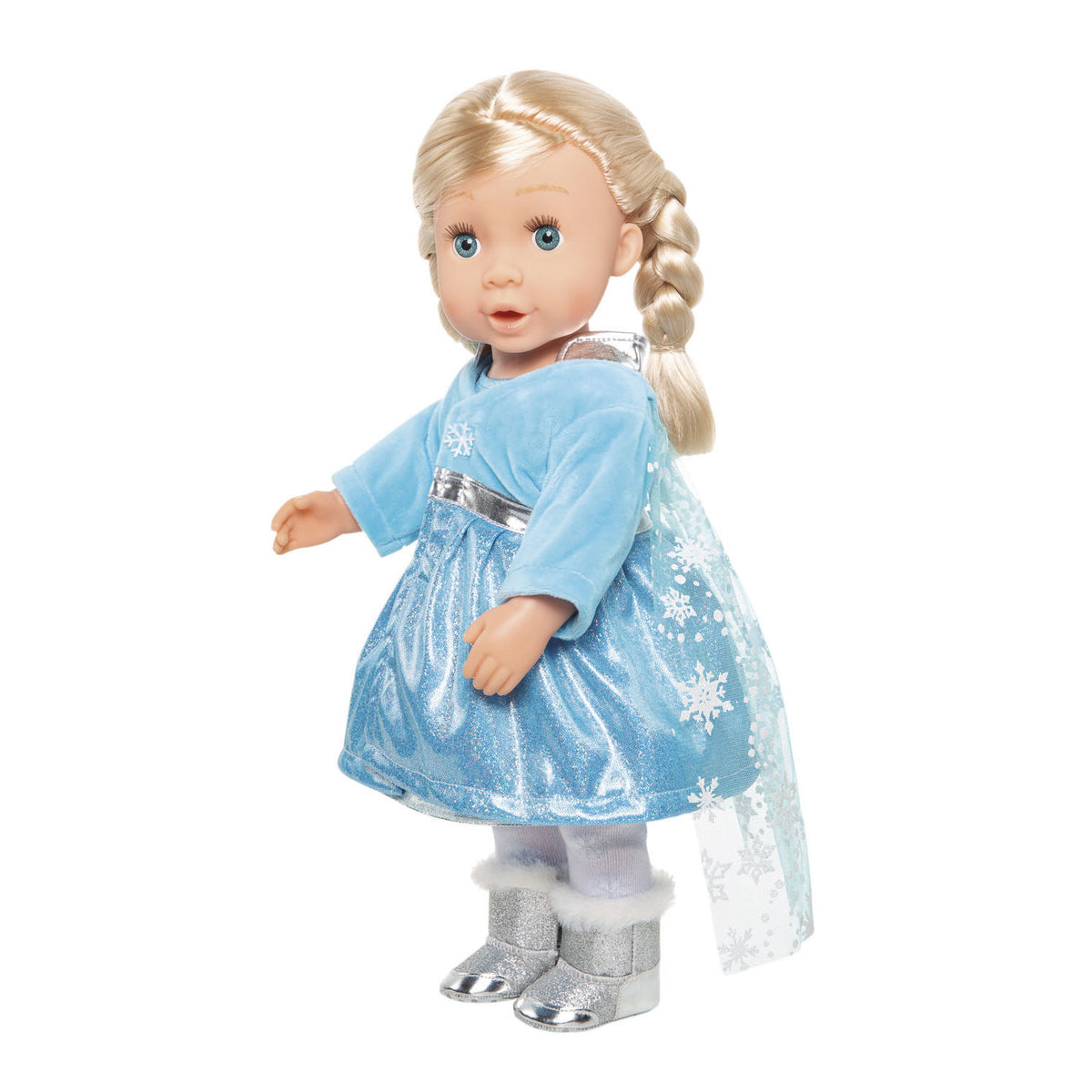 Heless Doll Dress Ice Princess with Cape, 35-45 cm