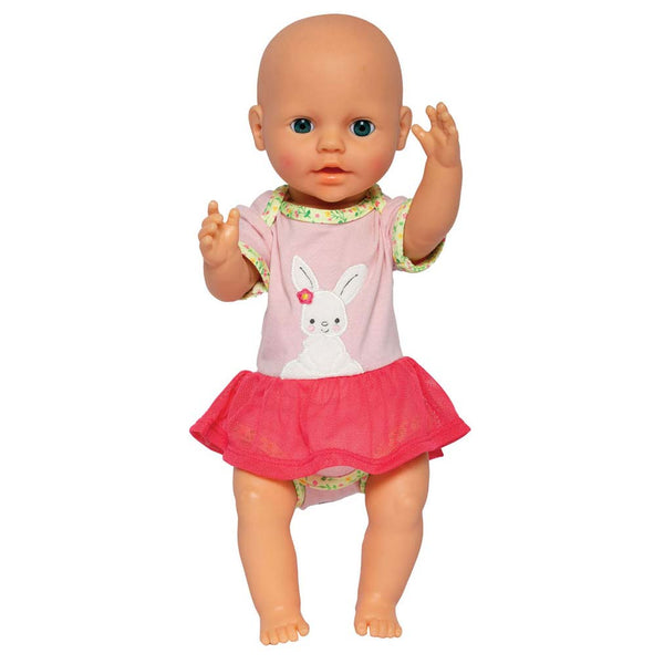 Heless poppen body met tutu bunny lou, 28-35 cm