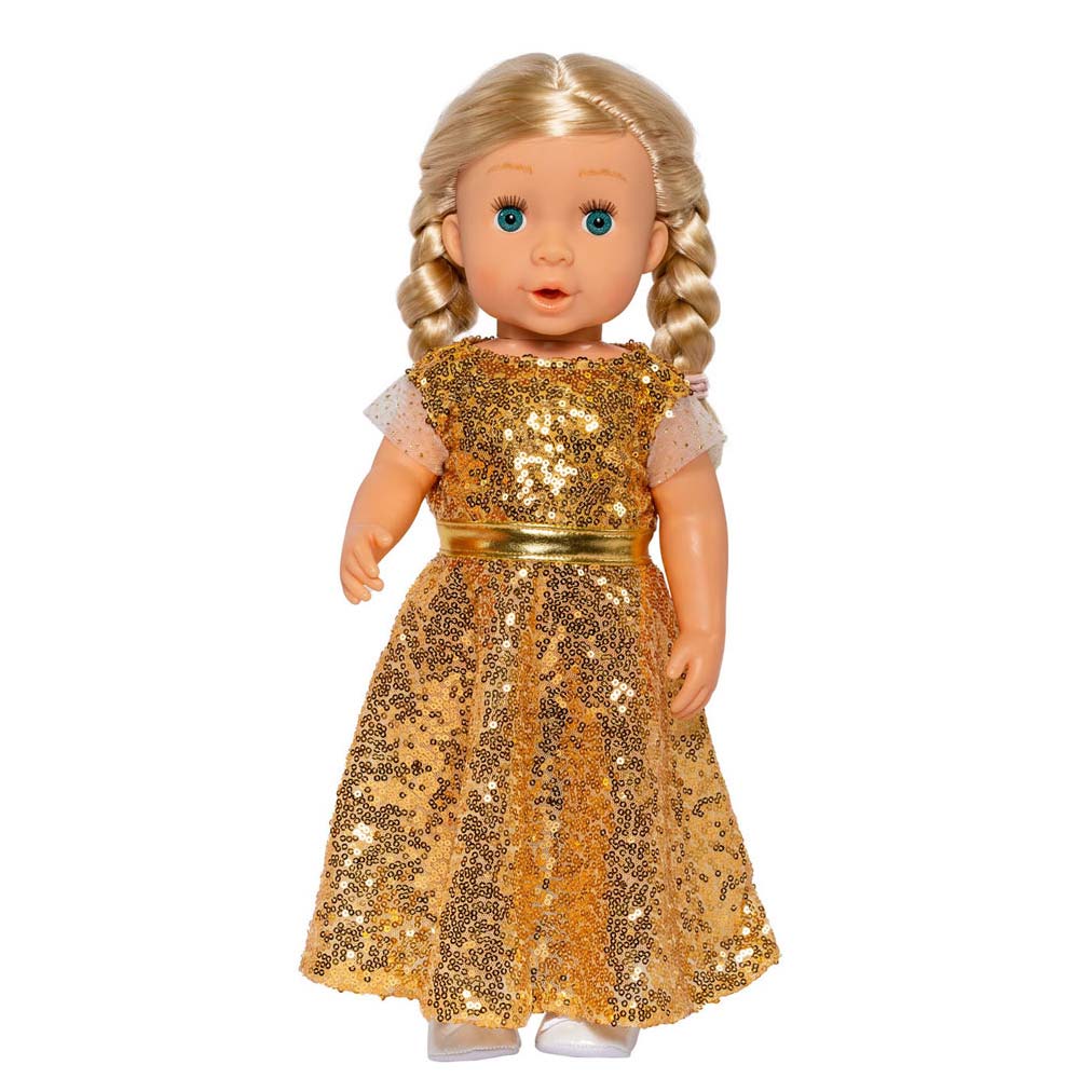 Poppenjurk Gouden Ster, 28-35 cm