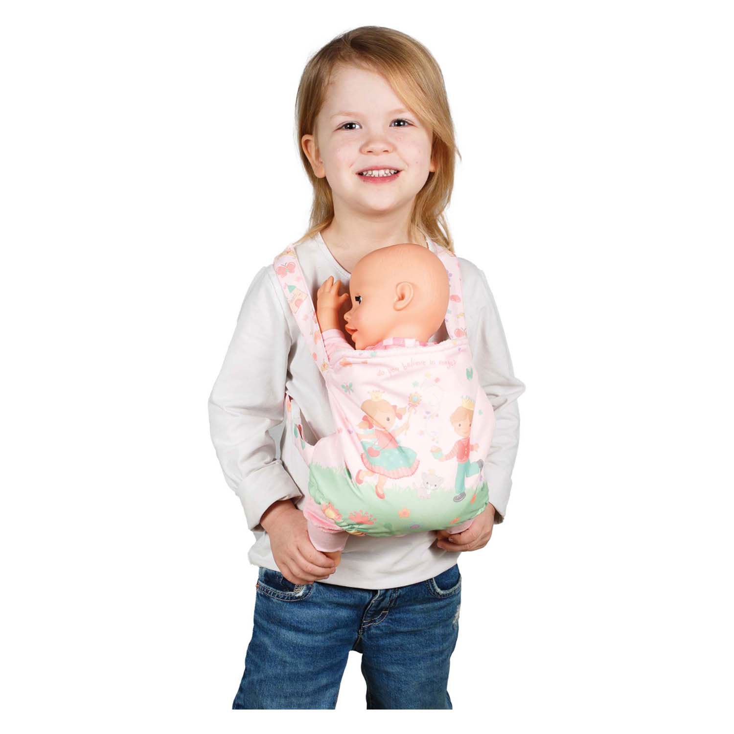 Heless poppendraagzak prinses emily