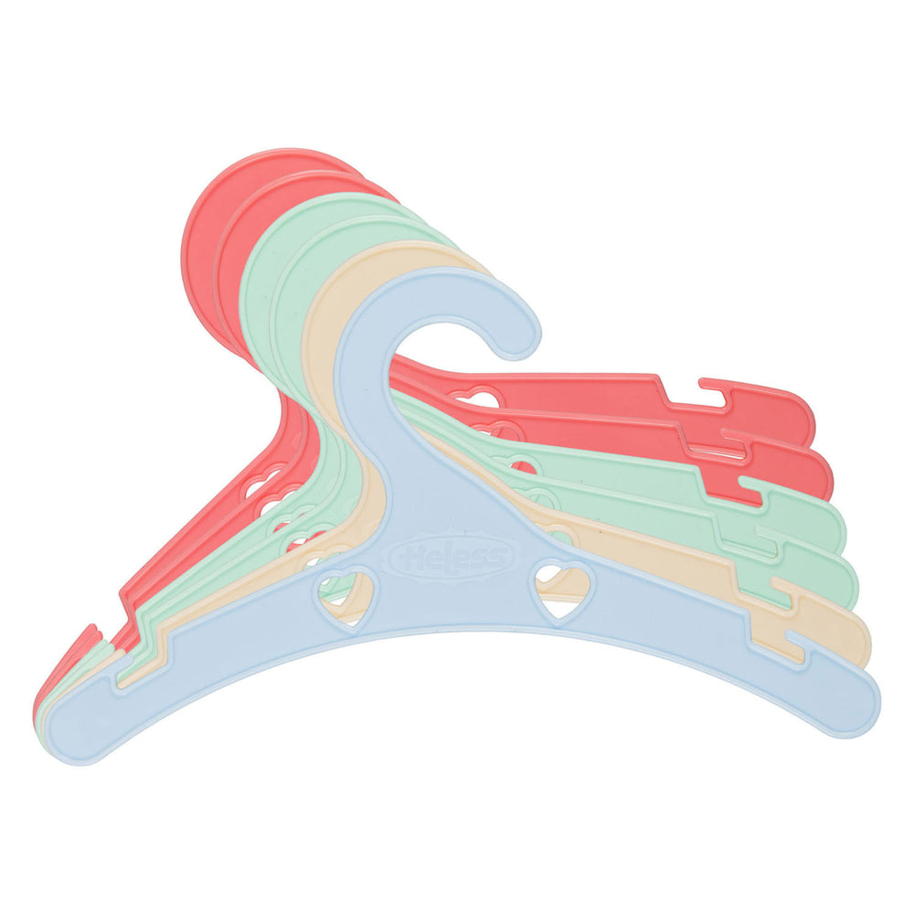 Heless poppenhangers pastelkleuren - 6st.