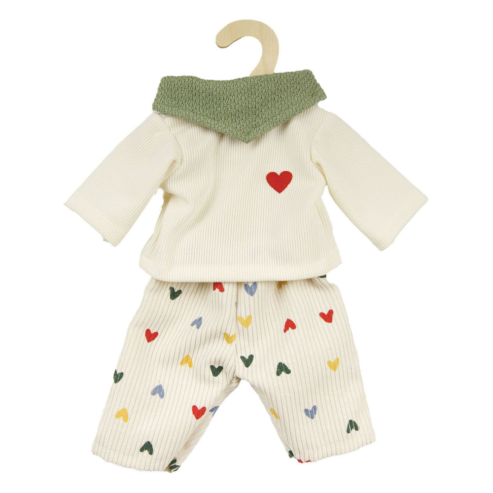 Heless jongens babypop met corduroy outfit - 34cm