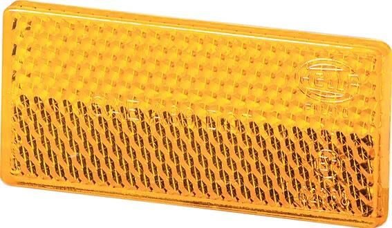 Hella reflector backlight 70x32mm self-adhesive yellow