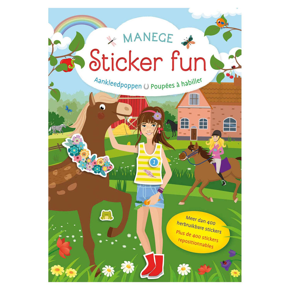 Deltas manege sticker leuk aankleedpoppen