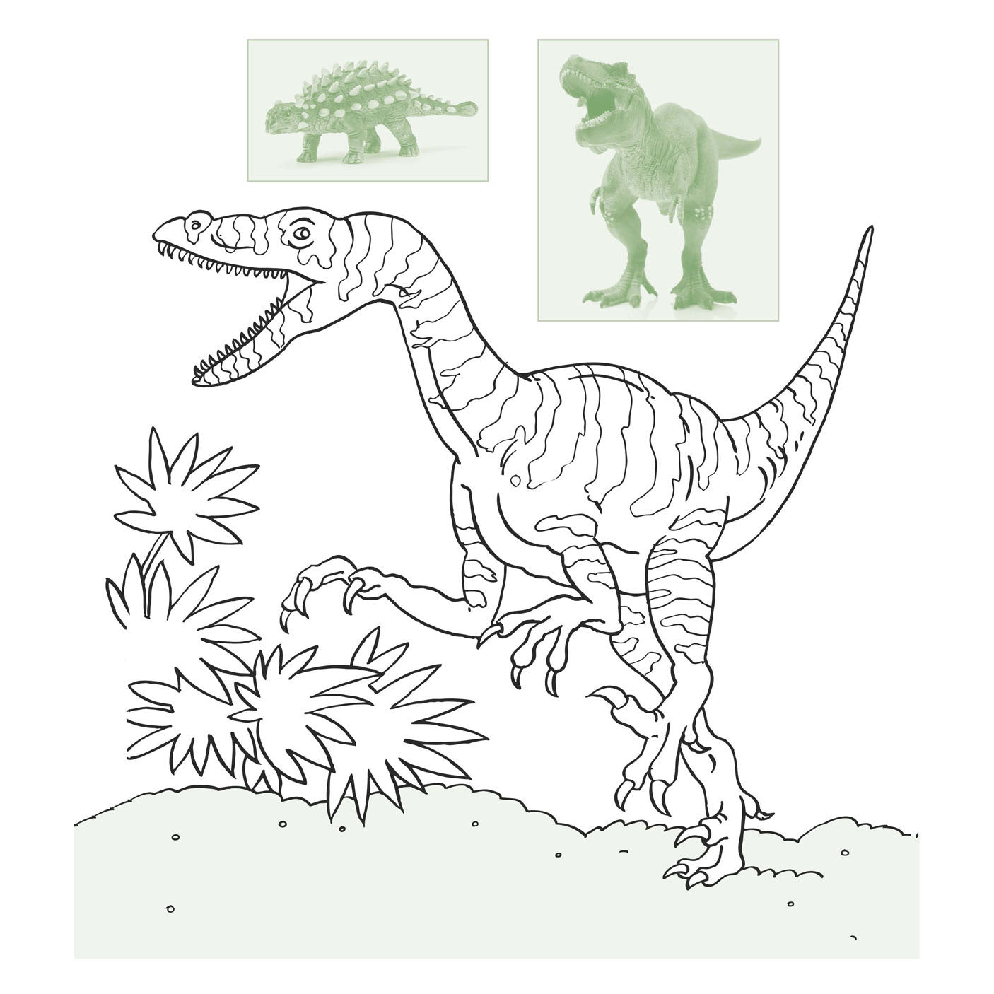 Deltas dino sticker parade