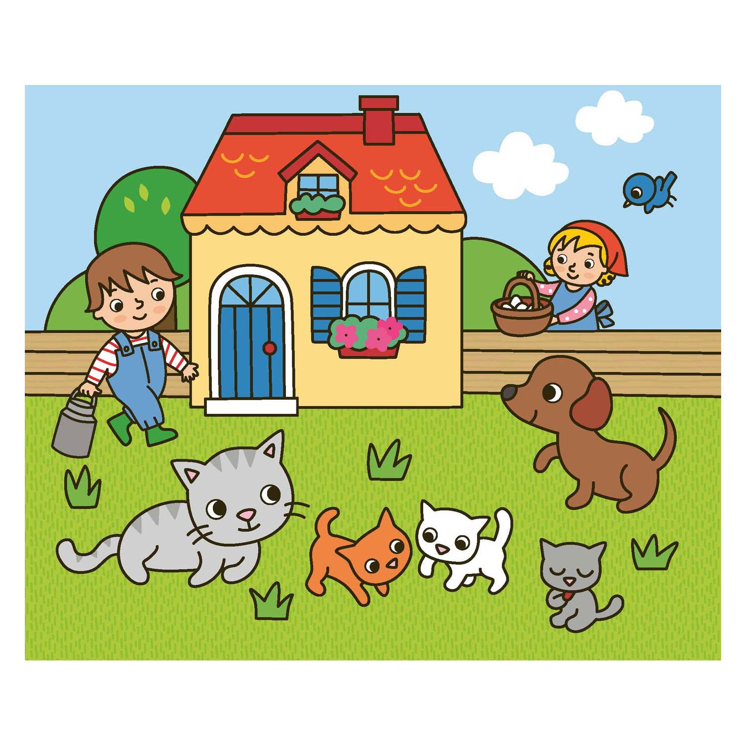 Deltas happy coloring - de dieren v d boerderij