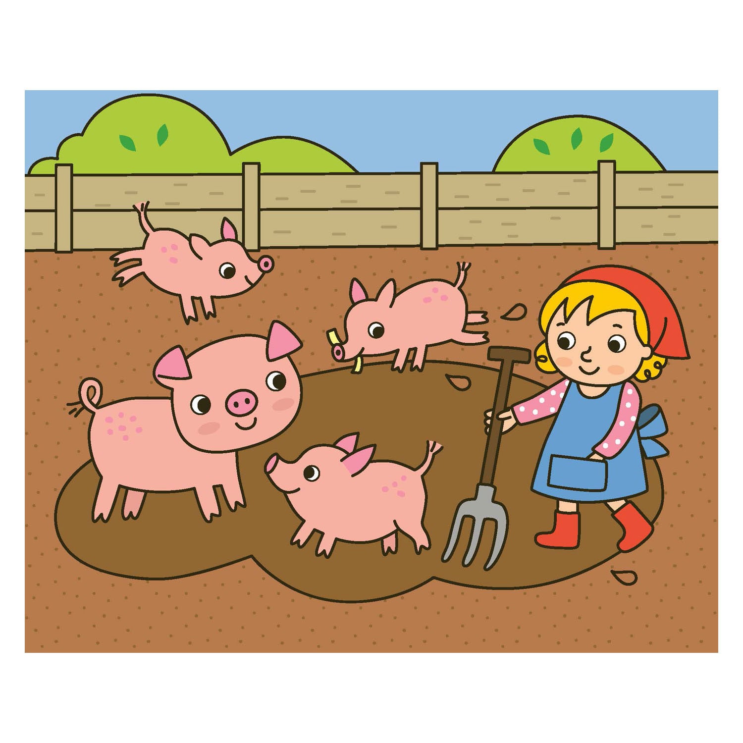 Deltas happy coloring - de dieren v d boerderij