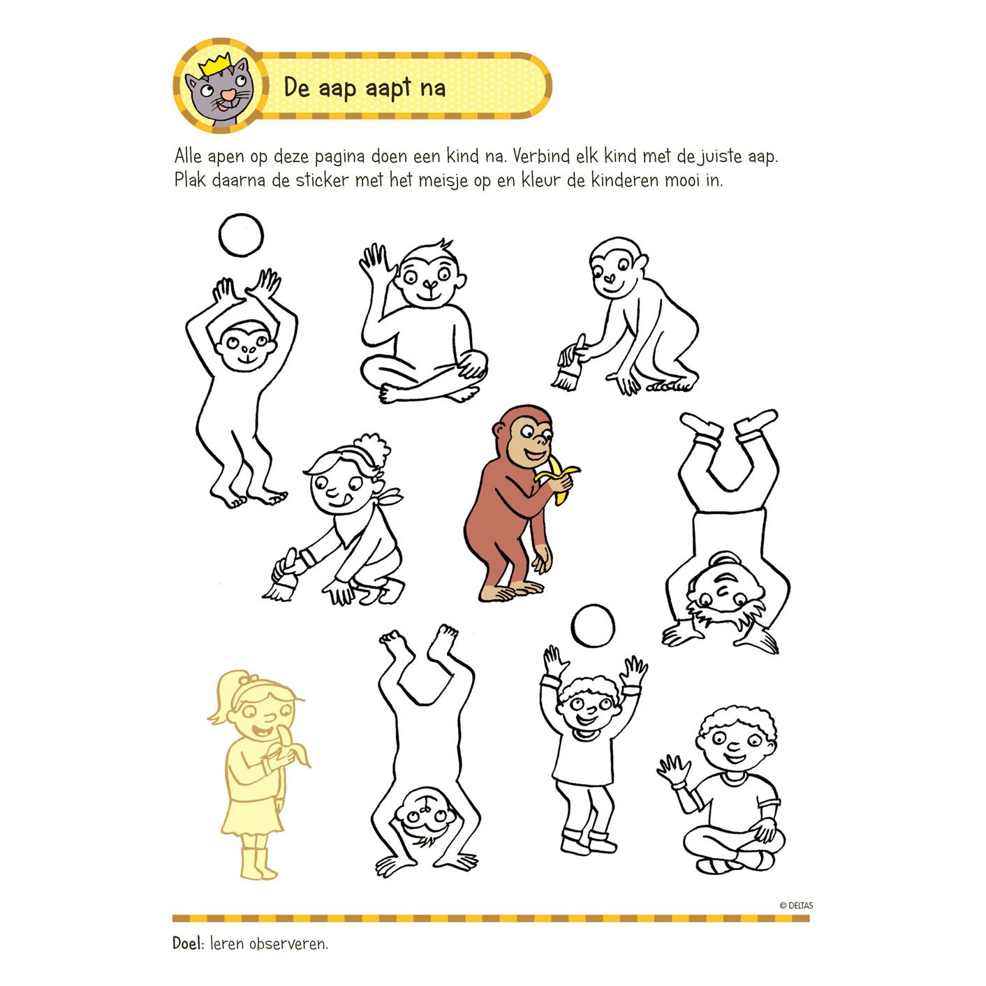 Deltas oefenpret met stickers - schrijven, lezen, tellen (5-6 jaar)