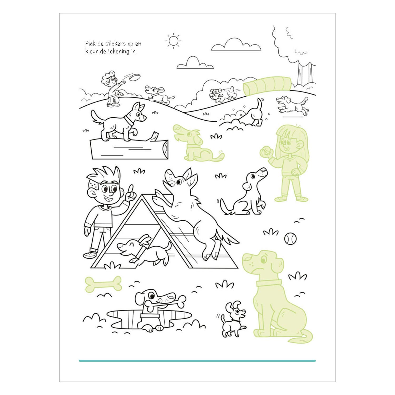 Stickerboek - Dieren in Huis en Tuin