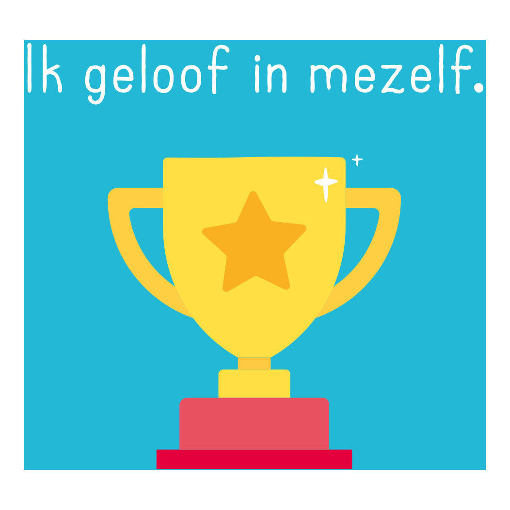 Deltas ik geloof in mezelf! - affirmatiekaarten voor kinderen