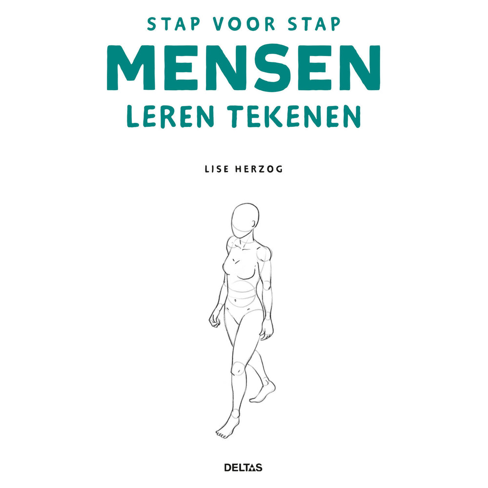 Deltas stap voor stap mensen leren tekenen hobbyboek