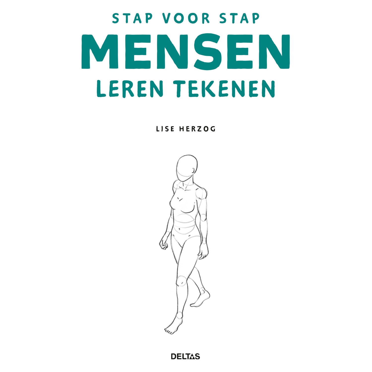Deltas stap voor stap mensen leren tekenen hobbyboek