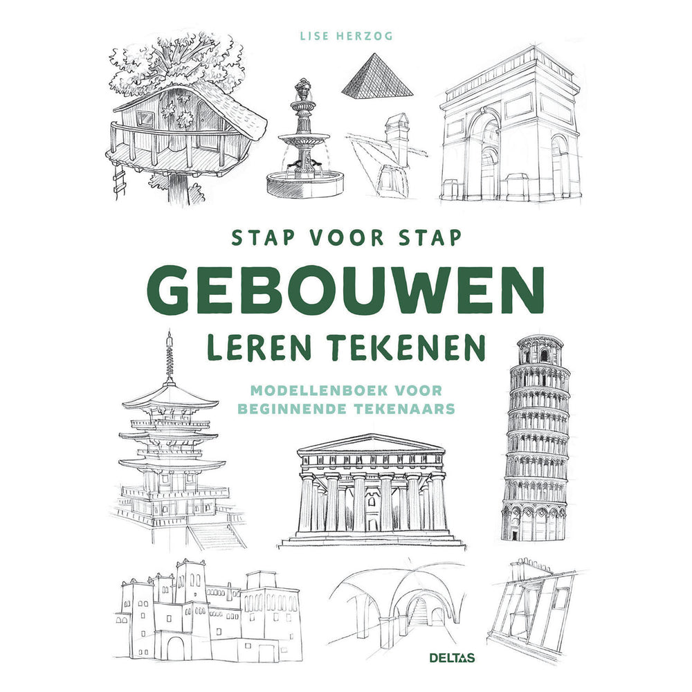 Deltas stap voor stap gebouwen leren tekenen hobbyboek