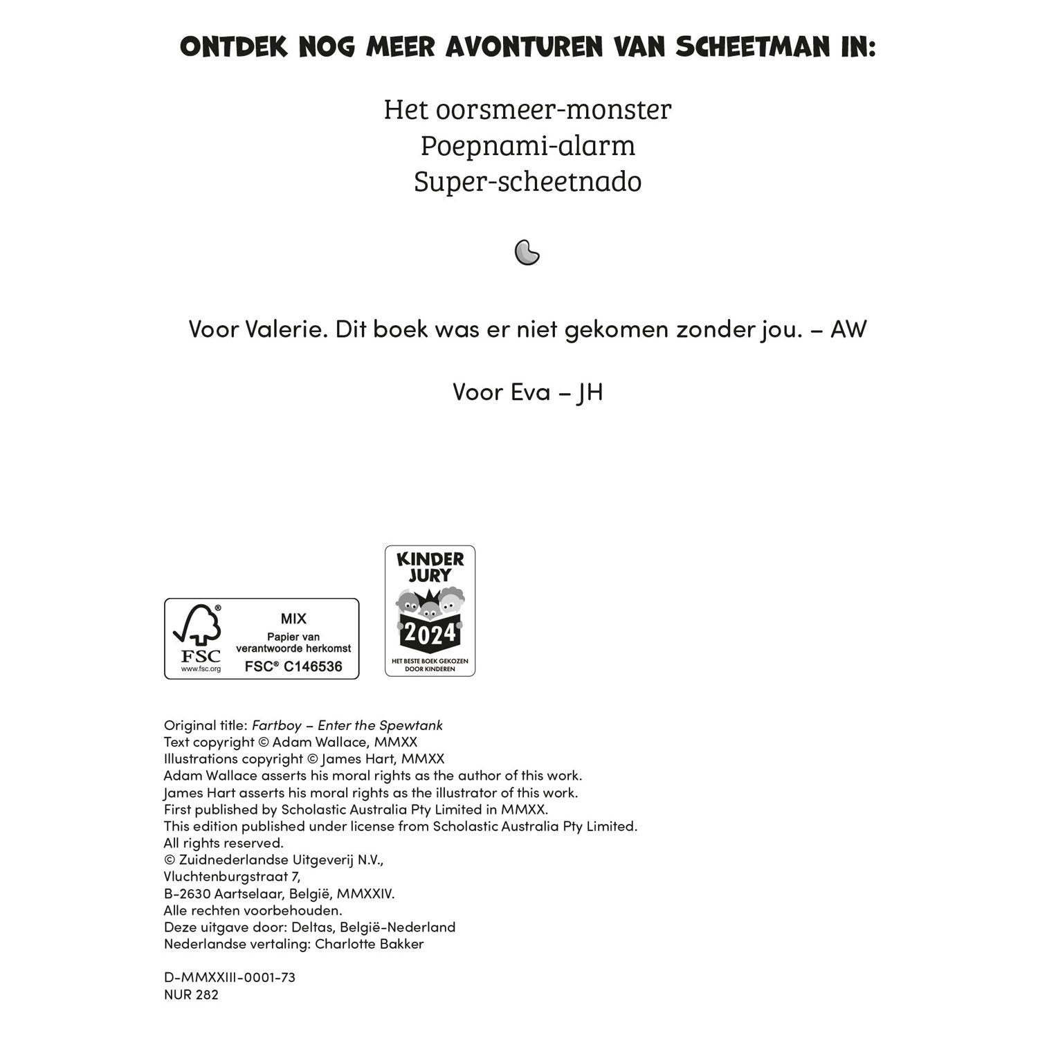 Deltas scheetman verloor het op! het grote kotsboel kinderboek