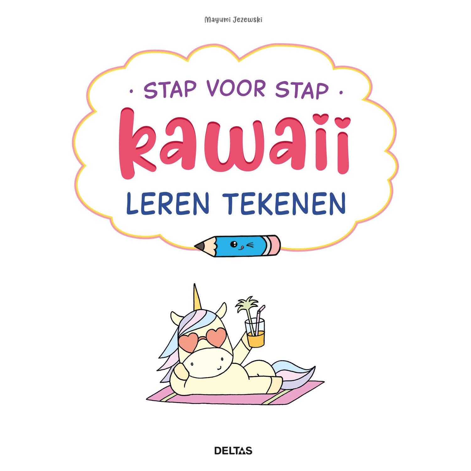 Deltas stap voor stap kawaii leren tekenen