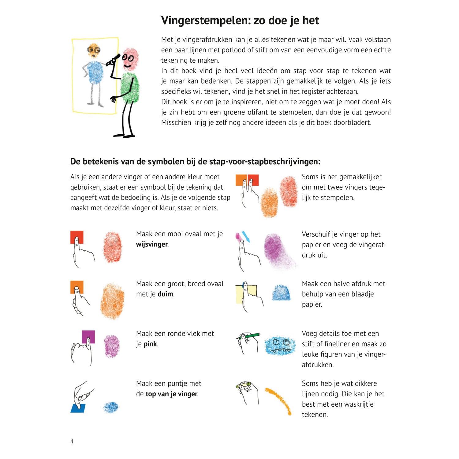 Deltas ik kan 101 dingen tekenen met vingerverf hobbyboek