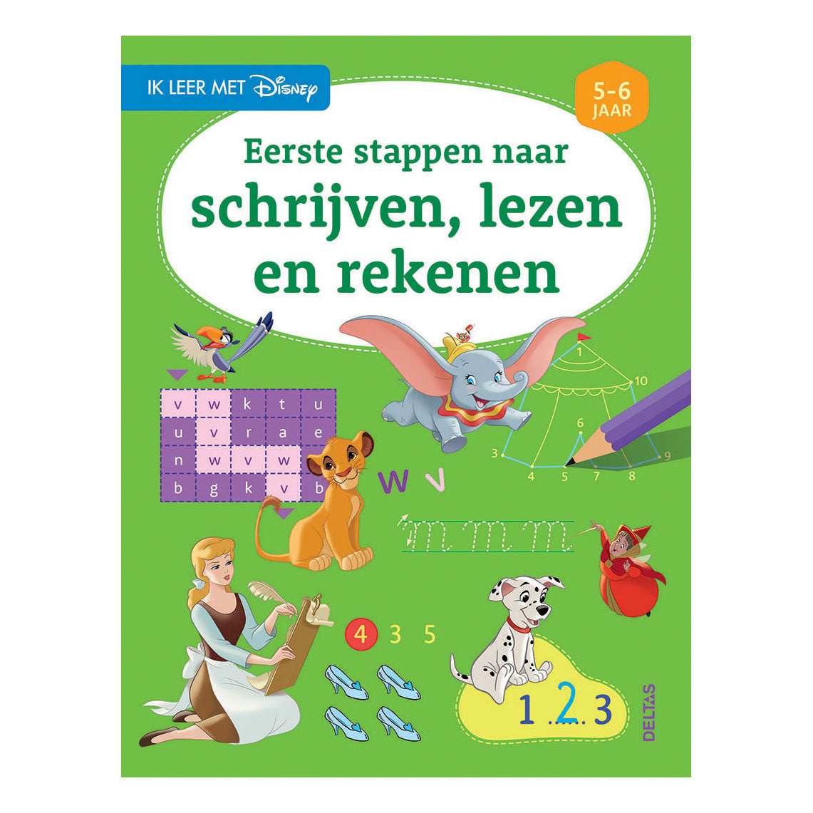 Deltas disney ik leer met schrijven, lezen en rekenen (5-6 j.)