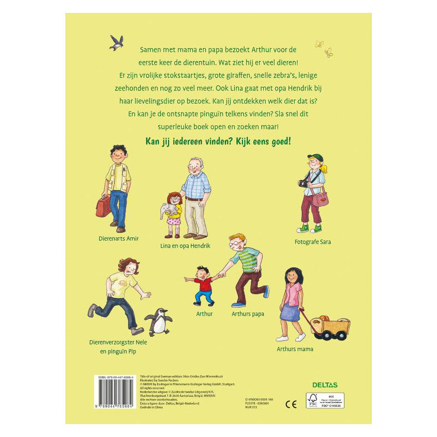 Deltas het grote dierentuin zoekboek