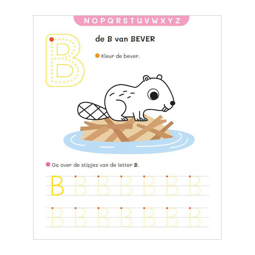 Deltas mijn eerste a, b, c oefenboek