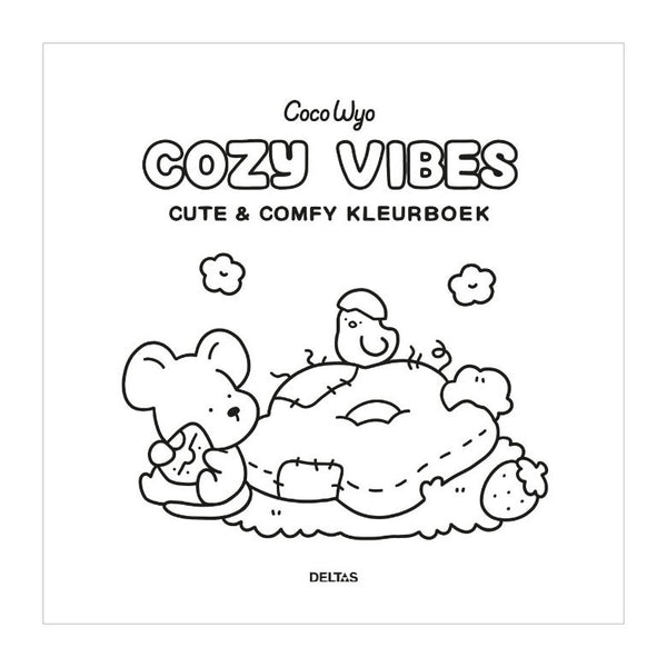 Deltas cozy vibes cute comfy kleurboek coco wyo