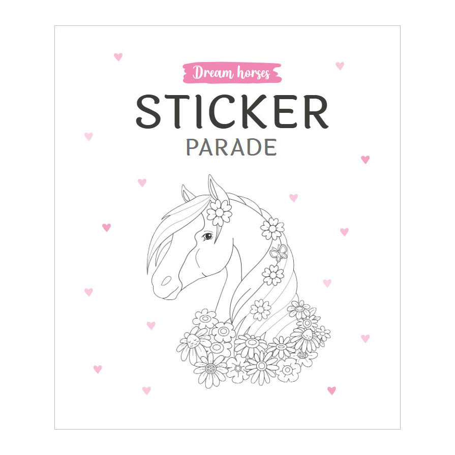 Deltas dream horses sticker parade - kleurboek