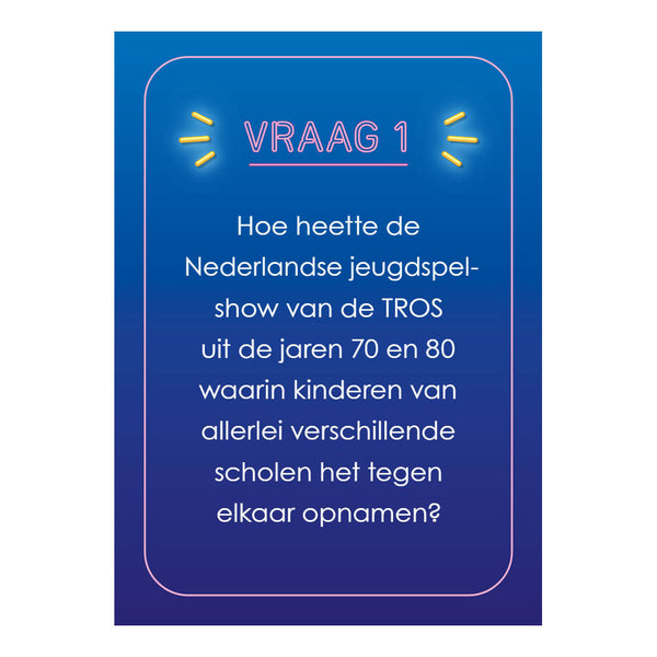 Deltas hoera 60 jaar! quiz