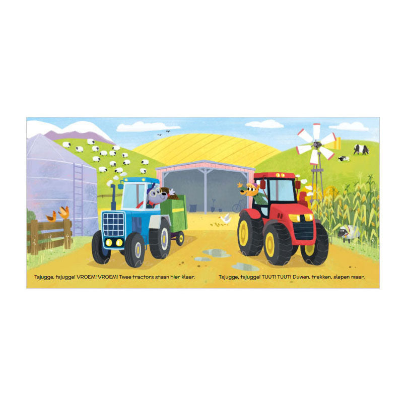 Deltas vroem vroem - aan het werk! een boek vol stoere tractors