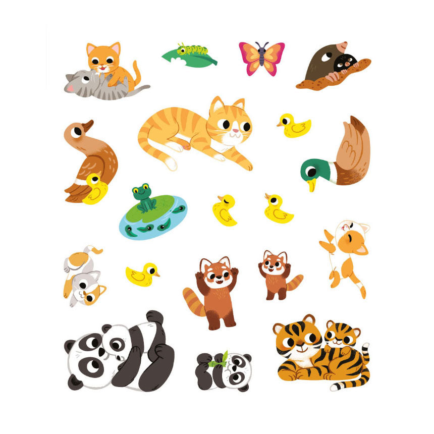 Deltas mijn eerste stickerboek kleine handjes - babydieren