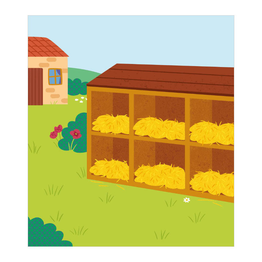 Deltas mijn eerste stickerboek kleine handjes - op de boerderij