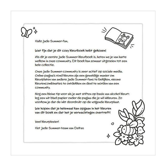 Deltas cozy jobs comfy kleurboek - jade summer