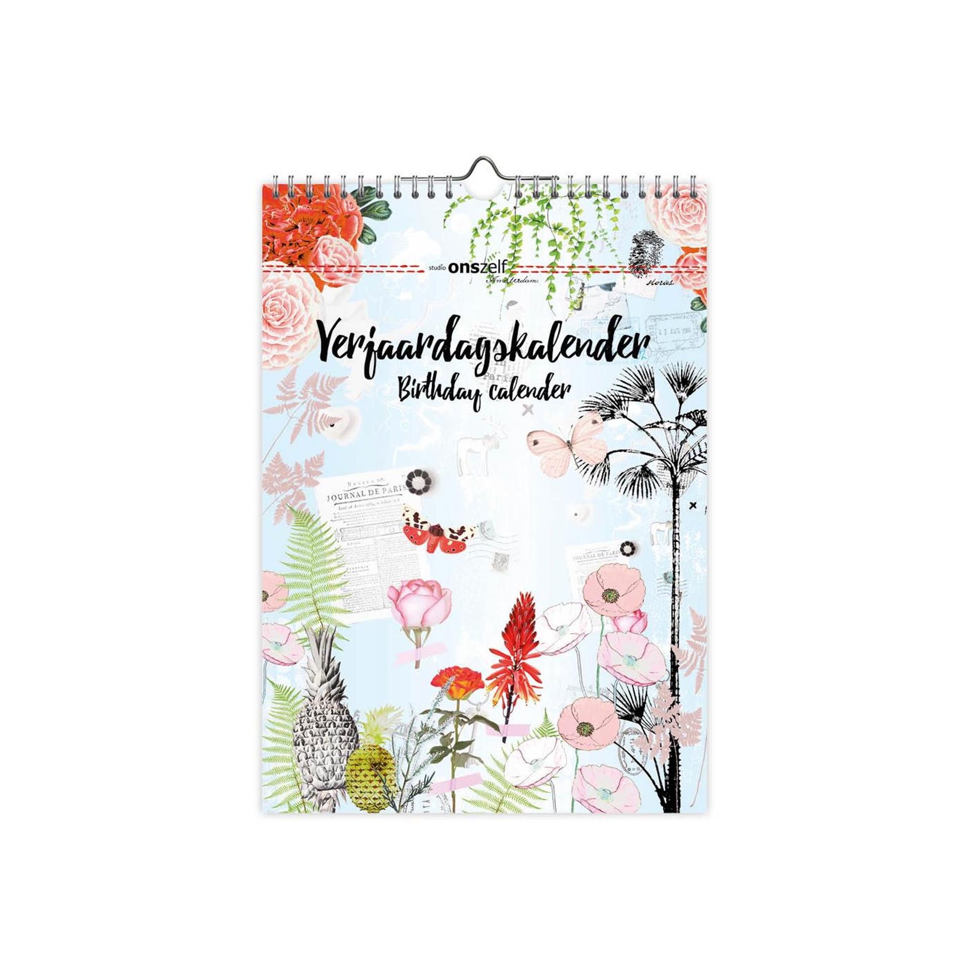 Comello verjaardagskalender studio onszelf a4