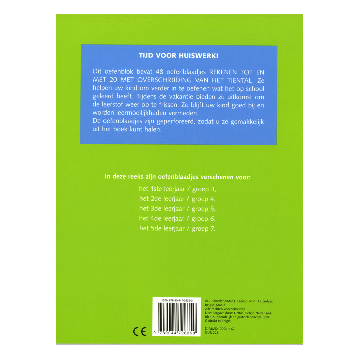 Deltas oefenblaadjes rekenen (6-7 j.) derde trimester